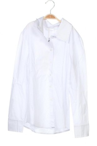 Детска риза Fun & Fun, Размер 12-13y/ 158-164 см, Цвят Бял, 97% памук, 3% еластан, Цена 17,15 лв.