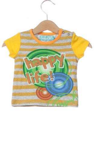 Детска тениска Desigual, Размер 2-3m/ 56-62 см, Цвят Многоцветен, 92% памук, 8% полиестер, Цена 17,20 лв.