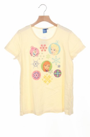 Детска тениска Disney, Размер 11-12y/ 152-158 см, Цвят Жълт, Памук, Цена 11,76 лв.