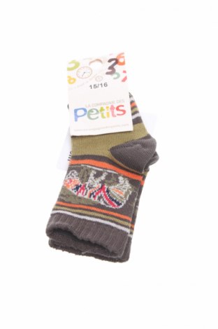 Detské ponožky  La Compagnie des Petits, Veľkosť 3-6m/ 62-68 cm, Farba Zelená, 85% bavlna, 13% polyamide, 2% elastan, Cena  9,28 €