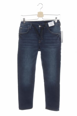 Dětské džíny  H&M, Velikost 12-13y/ 158-164 cm, Barva Modrá, 77% bavlna, 21% polyester, 2% elastan, Cena  187,00 Kč