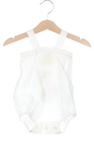 Kinder Overall Bonnet A Pompon, Größe 3-6m/ 62-68 cm, Farbe Weiß, Baumwolle, Preis 19,73 €