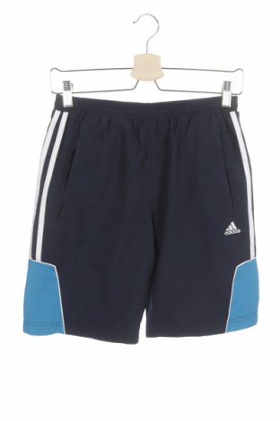 Detské krátke nohavice  Adidas, Veľkosť 13-14y/ 164-168 cm, Farba Modrá, Polyester, Cena  15,88 €