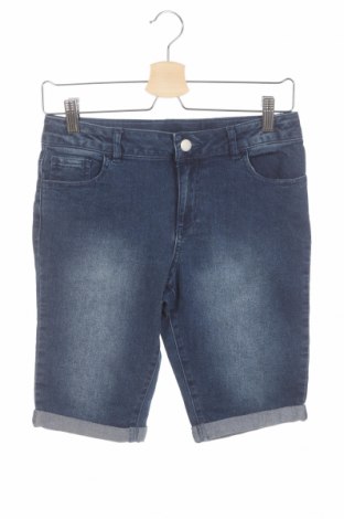 Kinder Shorts Anko, Größe 13-14y/ 164-168 cm, Farbe Blau, 81% Baumwolle, 18% Polyester, 1% Elastan, Preis 9,74 €