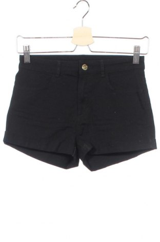 Pantaloni scurți pentru copii H&M, Mărime 12-13y/ 158-164 cm, Culoare Negru, 98% bumbac, 2% elastan, Preț 24,04 Lei