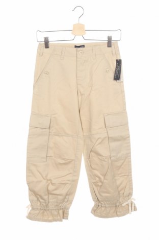 Pantaloni pentru copii Ralph Lauren, Mărime 11-12y/ 152-158 cm, Culoare Bej, Bumbac, Preț 93,26 Lei