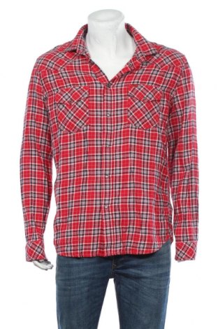 Ανδρικό πουκάμισο Diesel, Μέγεθος XL, Χρώμα Κόκκινο, Βαμβάκι, Τιμή 24,39 €