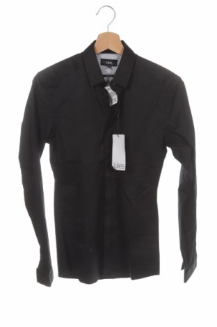 Ανδρικό πουκάμισο Jules, Μέγεθος XS, Χρώμα Μαύρο, 60% βαμβάκι, 35% πολυαμίδη, 5% ελαστάνη, Τιμή 3,56 €