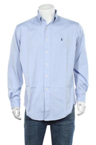 Ανδρικό πουκάμισο Polo By Ralph Lauren, Μέγεθος M, Χρώμα Μπλέ, Βαμβάκι, Τιμή 23,51 €