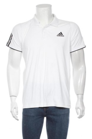Herren T-Shirt Adidas, Größe M, Farbe Weiß, 100% Polyester, Preis 21,16 €