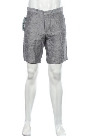 Мъжки къс панталон DKNY, Размер M, Цвят Сив, 100% лен, Цена 32,93 лв.