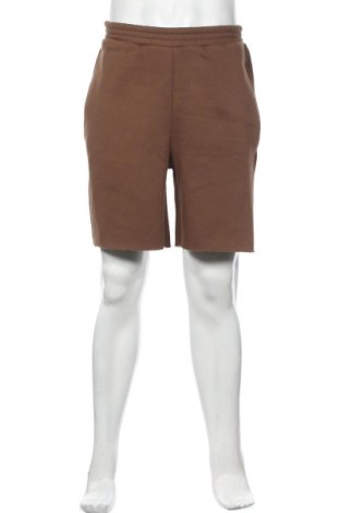 Pantaloni scurți de bărbați Na-Kd, Mărime S, Culoare Maro, 66% bumbac, 34% poliester, Preț 77,96 Lei