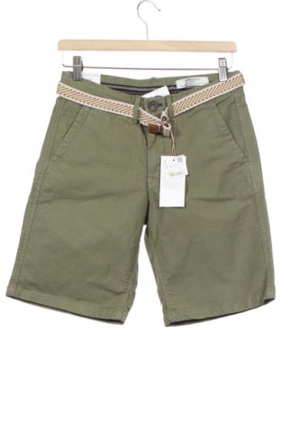 Мъжки къс панталон Springfield, Размер S, Цвят Зелен, 98% памук, 2% еластан, Цена 19,60 лв.
