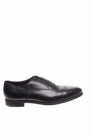 Мъжки обувки Giorgio Armani, Размер 45, Цвят Черен, Естествена кожа, Цена 327,60 лв.