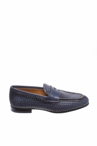 Pánske topánky Santoni, Veľkosť 40, Farba Modrá, Prírodná kožušina , Cena  222,45 €