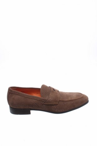 Мъжки обувки Santoni, Размер 43, Цвят Кафяв, Естествена кожа, Цена 383,60 лв.