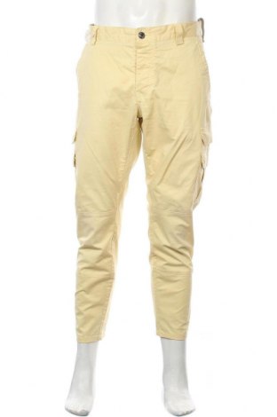 Pantaloni de bărbați At.P.Co, Mărime XL, Culoare Galben, 97% bumbac, 3% elastan, Preț 194,57 Lei