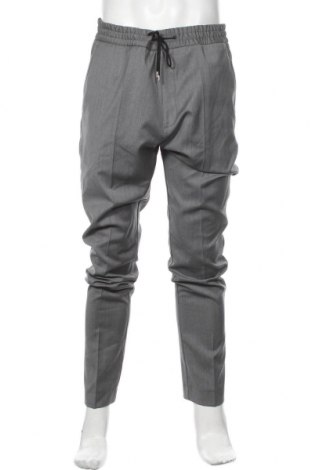 Ανδρικό παντελόνι Hugo Boss, Μέγεθος XL, Χρώμα Γκρί, Μαλλί, Τιμή 37,10 €
