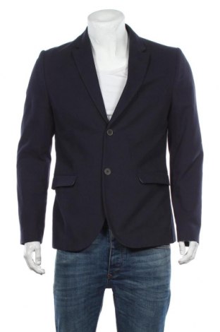 Ανδρικό σακάκι H&M, Μέγεθος L, Χρώμα Μπλέ, Βαμβάκι, Τιμή 19,79 €