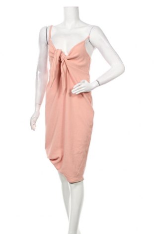 Šaty  Boohoo, Velikost M, Barva Růžová, 95% polyester, 5% elastan, Cena  198,00 Kč