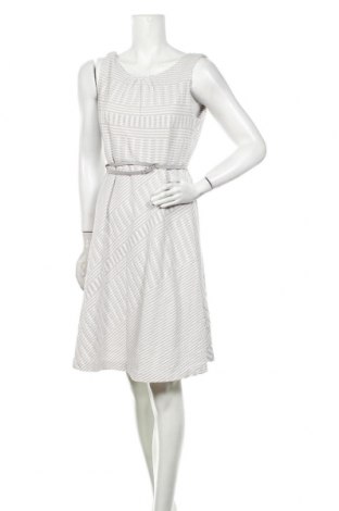 Φόρεμα Comma,, Μέγεθος L, Χρώμα Γκρί, 50% βαμβάκι, 48% πολυαμίδη, 2% ελαστάνη, Τιμή 10,89 €
