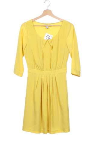 Kleid H&M, Größe XS, Farbe Gelb, Polyester, Preis 11,48 €