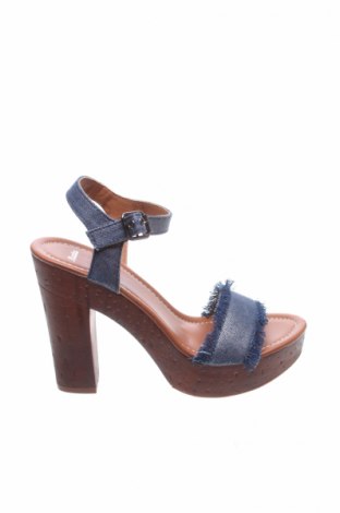 Sandale Bata, Mărime 38, Culoare Albastru, Textil, Preț 96,61 Lei