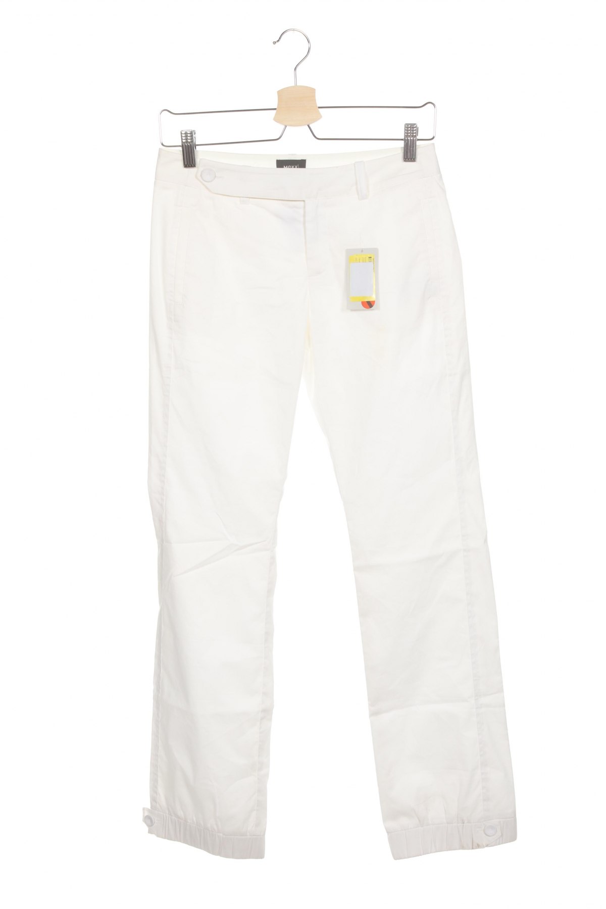 Γυναικείο παντελόνι Mexx, Μέγεθος XS, Χρώμα Λευκό, 81% βαμβάκι, 17% πολυαμίδη, 2% ελαστάνη, Τιμή 28,66 €