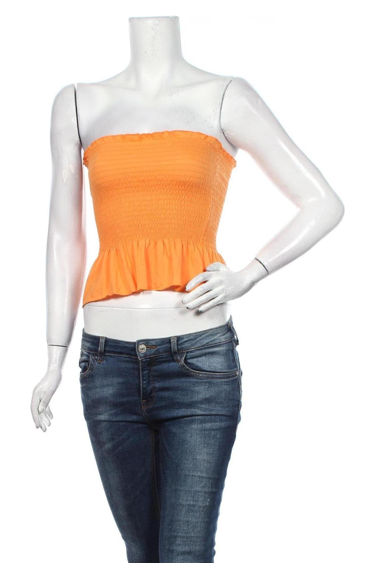 Γυναικείο αμάνικο μπλουζάκι Supre, Μέγεθος S, Χρώμα Πορτοκαλί, Τιμή 8,18 €