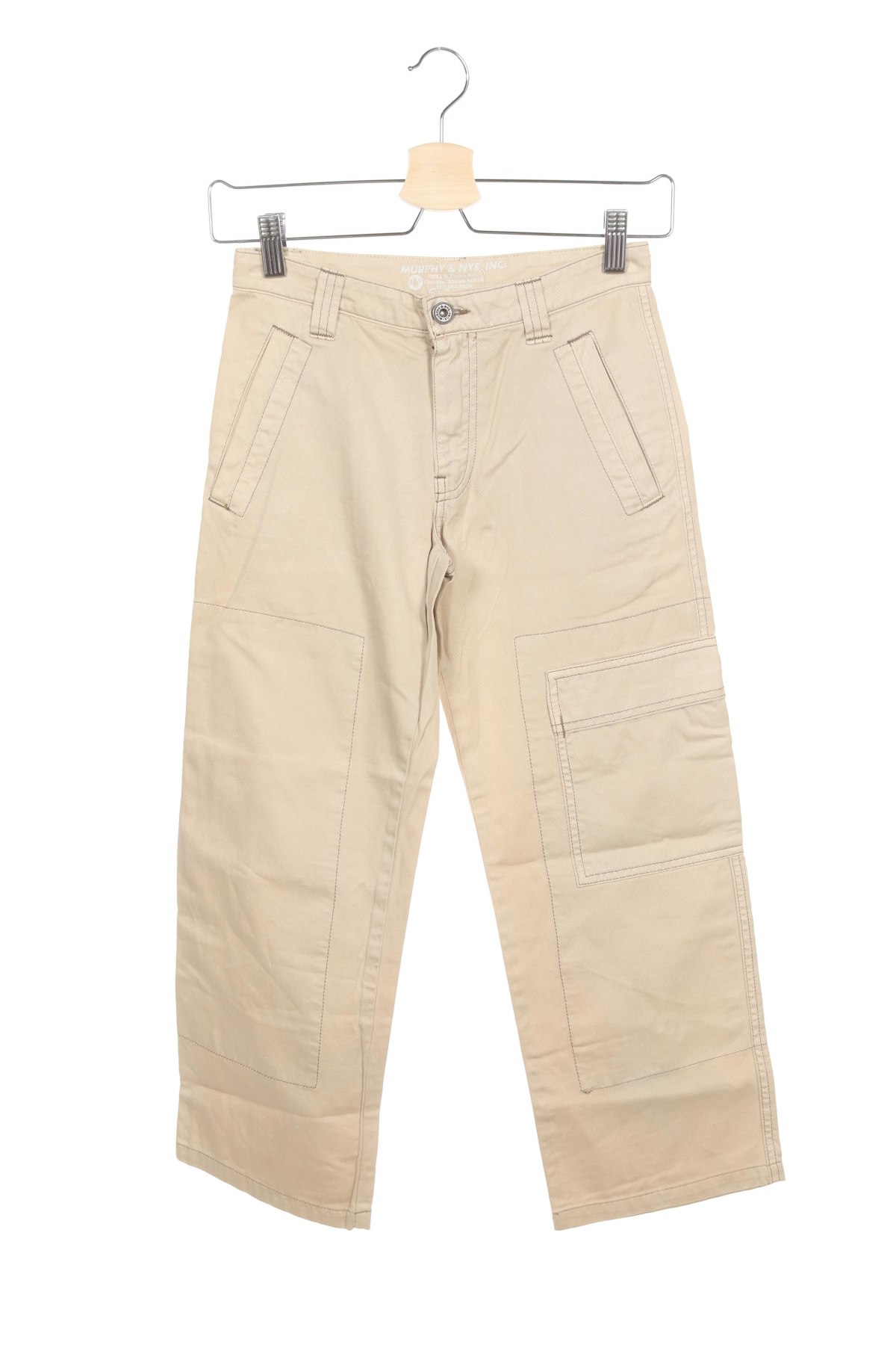 Детски панталон Murphy & Nye, Размер 7-8y/ 128-134 см, Цвят Бежов, Цена 3,66 лв.