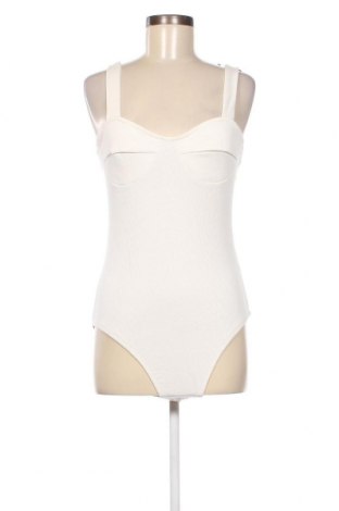 Γυναικεία μπλούζα-Κορμάκι Camaieu, Μέγεθος XL, Χρώμα Λευκό, Τιμή 10,31 €