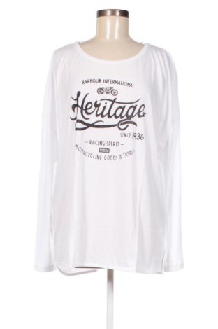 Γυναικεία μπλούζα Barbour, Μέγεθος L, Χρώμα Λευκό, Τιμή 46,99 €