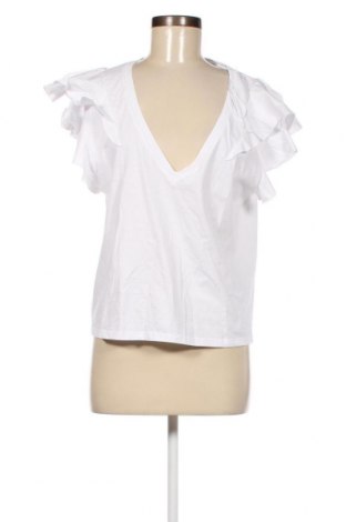 Γυναικεία μπλούζα Zara, Μέγεθος L, Χρώμα Λευκό, Τιμή 15,46 €