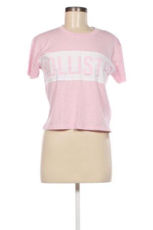 Γυναικείο t-shirt Hollister, Μέγεθος S, Χρώμα Ρόζ , Τιμή 15,46 €