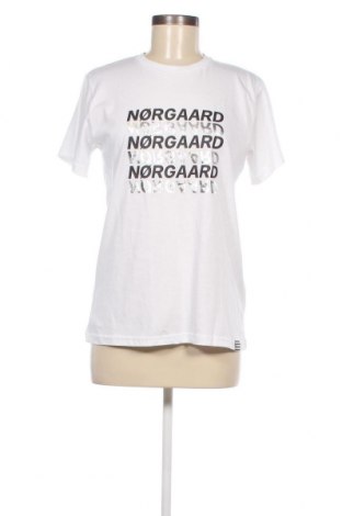 Γυναικείο t-shirt Mads Norgaard, Μέγεθος L, Χρώμα Λευκό, Τιμή 17,07 €