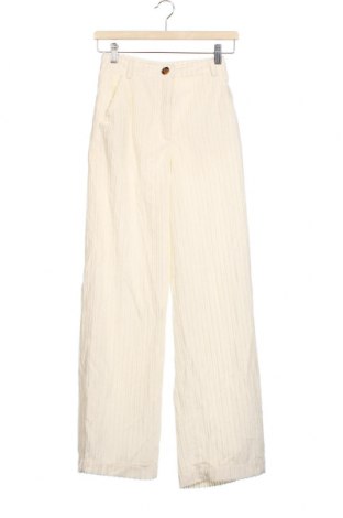 Γυναικείο κοτλέ παντελόνι Topshop, Μέγεθος XXS, Χρώμα Εκρού, Τιμή 43,30 €