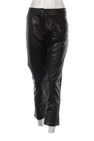 Γυναικείο παντελόνι δερμάτινο Cortefiel, Μέγεθος XL, Χρώμα Μαύρο, Τιμή 40,59 €