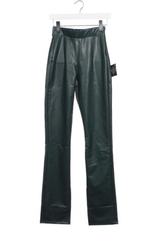 Γυναικείο παντελόνι δερμάτινο Nly Trend, Μέγεθος XS, Χρώμα Πράσινο, Τιμή 17,01 €