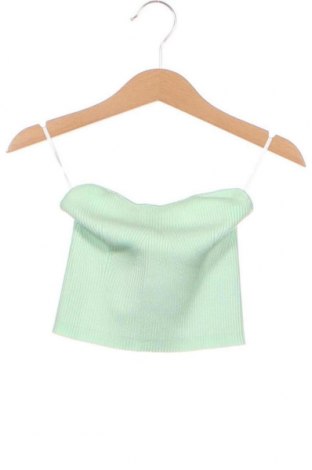 Γυναικείο αμάνικο μπλουζάκι Bershka, Μέγεθος XS, Χρώμα Πράσινο, Τιμή 10,31 €