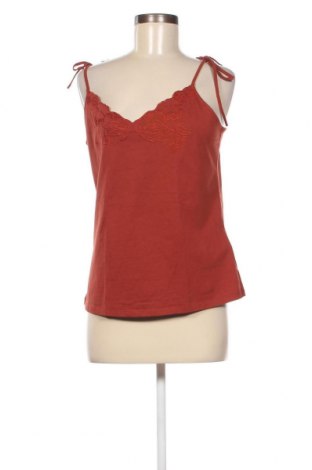 Γυναικείο αμάνικο μπλουζάκι Camaieu, Μέγεθος L, Χρώμα Καφέ, Τιμή 9,67 €