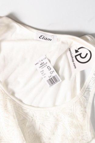 Γυναικείο αμάνικο μπλουζάκι Etam, Μέγεθος S, Χρώμα Λευκό, Τιμή 18,04 €
