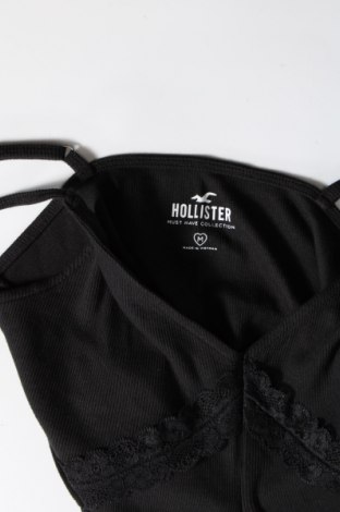 Γυναικείο αμάνικο μπλουζάκι Hollister, Μέγεθος M, Χρώμα Μαύρο, Τιμή 18,04 €