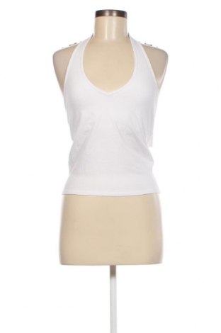 Γυναικείο αμάνικο μπλουζάκι Hollister, Μέγεθος L, Χρώμα Λευκό, Τιμή 13,53 €