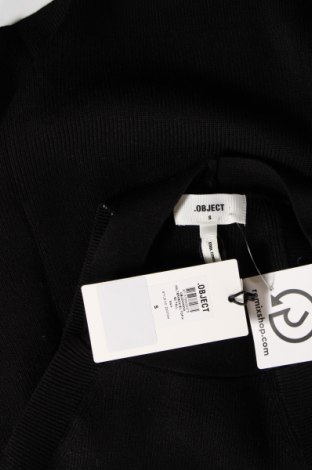 Γυναικείο αμάνικο μπλουζάκι Object, Μέγεθος S, Χρώμα Μαύρο, Τιμή 18,04 €
