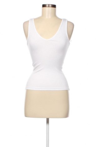 Γυναικείο αμάνικο μπλουζάκι Weekday, Μέγεθος XS, Χρώμα Λευκό, Τιμή 8,12 €