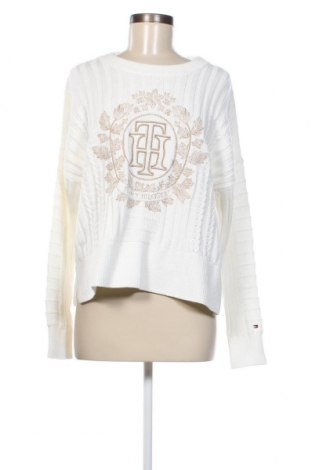 Γυναικείο πουλόβερ Tommy Hilfiger, Μέγεθος S, Χρώμα Λευκό, Τιμή 112,37 €