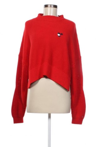 Дамски пуловер Tommy Hilfiger, Размер L, Цвят Червен, Цена 218,00 лв.
