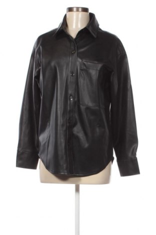 Γυναικείο δερμάτινο μπουφάν Abercrombie & Fitch, Μέγεθος XS, Χρώμα Μαύρο, Τιμή 70,36 €
