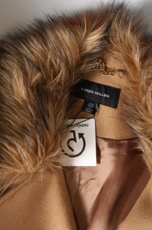 Дамско палто Karen Millen, Размер M, Цвят Бежов, Цена 656,00 лв.