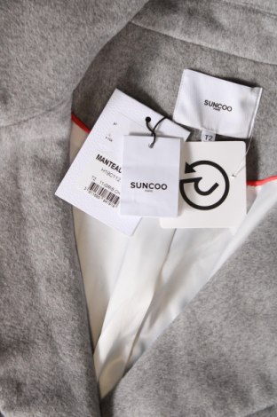 Γυναικείο παλτό SUNCOO, Μέγεθος M, Χρώμα Γκρί, Τιμή 267,53 €